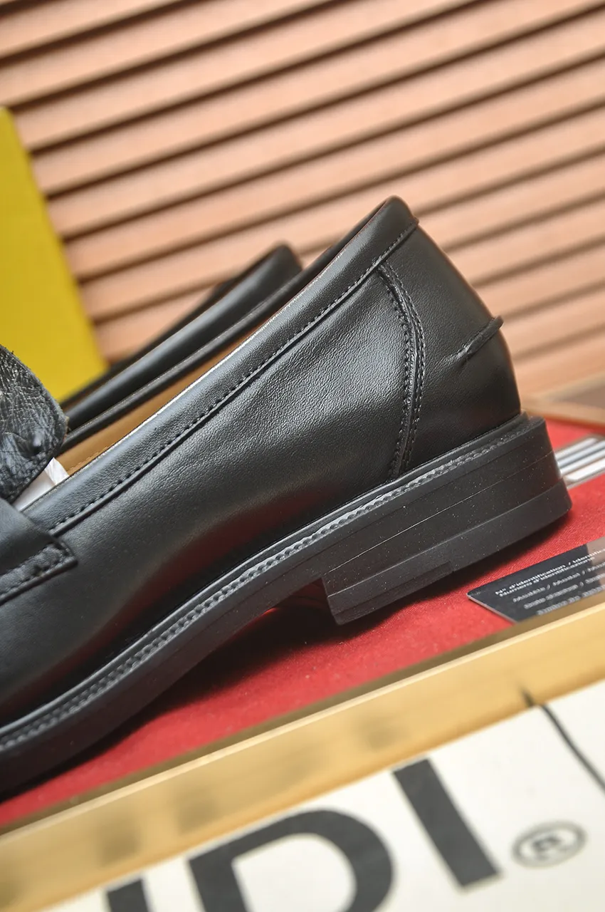 Men's shoes 💰500💶 [FENDI] The latest high-end men's shoes in Hong Kong! Original quality. The upper is made of imported cowhide material and cowhide lining! Super comfortable on the foot, original wear-resistant outsole, luxurious, fashionable, casual and versatile! Size: 38-45 (45 customized)